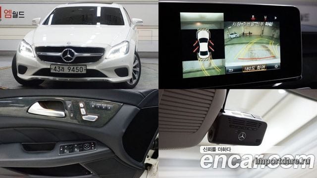 MERCEDES-BENZ CLS-CLASS W218 2017 — 85 577 км, белый-перламутр, Корея — под ключ — фото 1