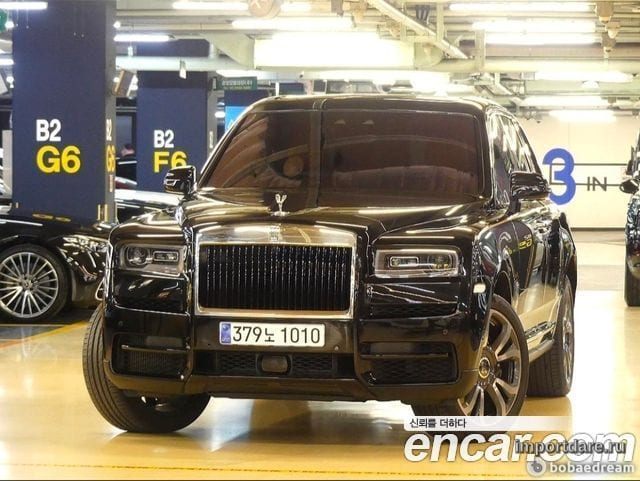 ROLLS-ROYCE CULLINAN 2024 — 8 700 км, чёрный, Корея — под ключ — фото 1
