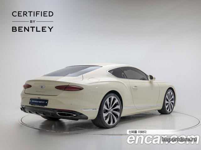 BENTLEY CONTINENTAL 2026 — 2 177 км, белый-перламутр, Корея — под ключ — фото 4
