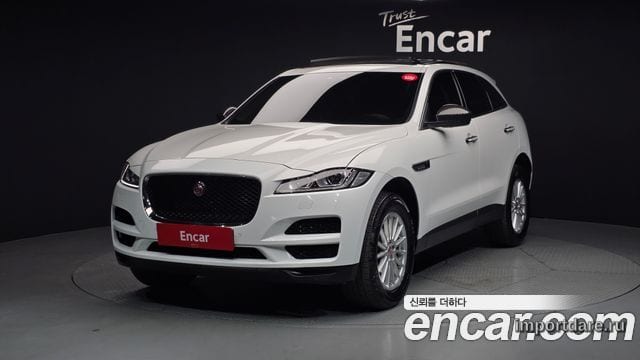 JAGUAR F-PACE 2018 — 142 647 км, белый, Корея — под ключ — фото 1