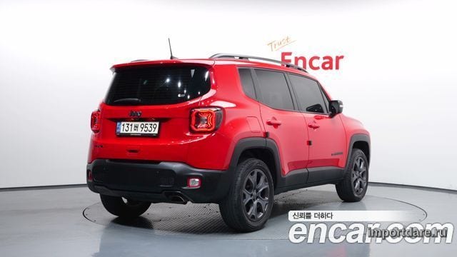 JEEP RENEGADE 2021 — 58 502 км, красный, Корея — под ключ — фото 2