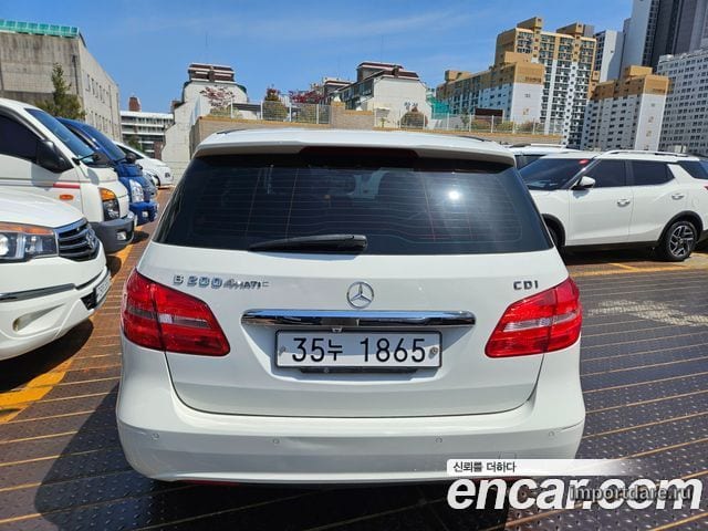 MERCEDES-BENZ B-CLASS W246 2012 — 185 088 км, белый-перламутр, Корея — под ключ — фото 5