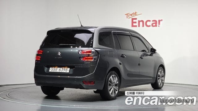 CITROEN GRAND C4 PICASSO 2015 — 96 868 км, серый, Корея — под ключ — фото 2