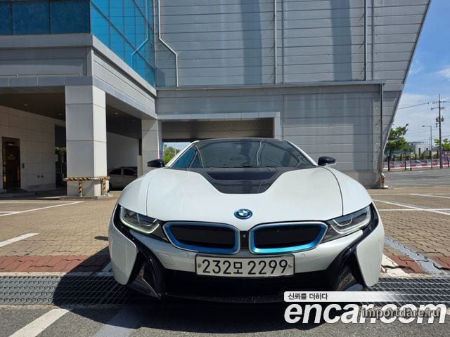 BMW I8 2016 — 84 950 км, белый, Корея — под ключ — фото 1