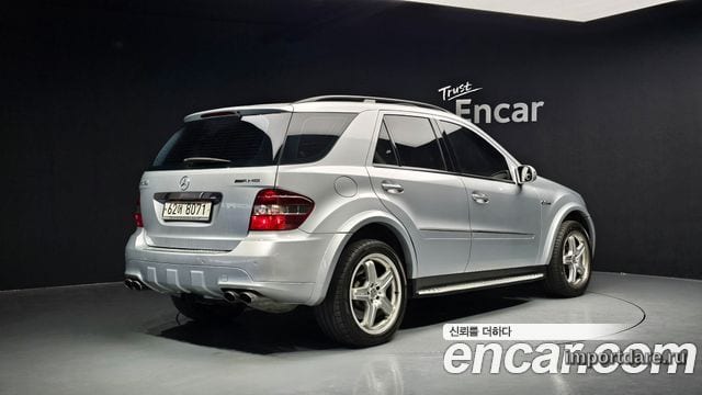 MERCEDES-BENZ M-CLASS W164 2008 — 139 558 км, серебристый, Корея — под ключ — фото 2