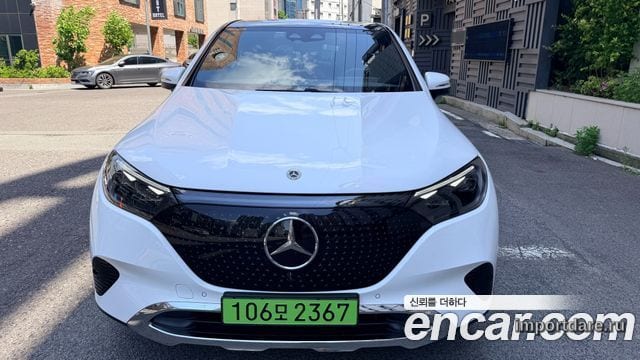 MERCEDES-BENZ EQE SUV X294 2024 — 16 000 км, белый, Корея — под ключ — фото 3