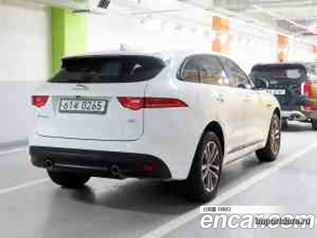 JAGUAR F-PACE 2017 — 68 000 км, белый, Корея — под ключ — фото 3