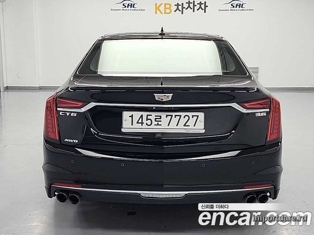 CADILLAC CT6 2019 — 211 777 км, чёрный, Корея — под ключ — фото 3