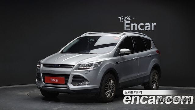 FORD KUGA 2016 — 177 741 км, серебристый, Корея — под ключ — фото 1