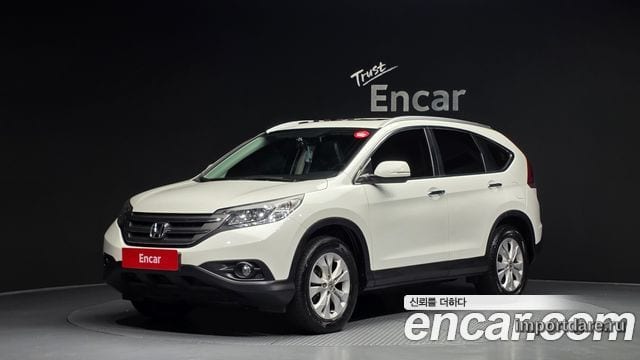 HONDA NEW CR-V 2014 — 167 389 км, белый, Корея — под ключ — фото 1