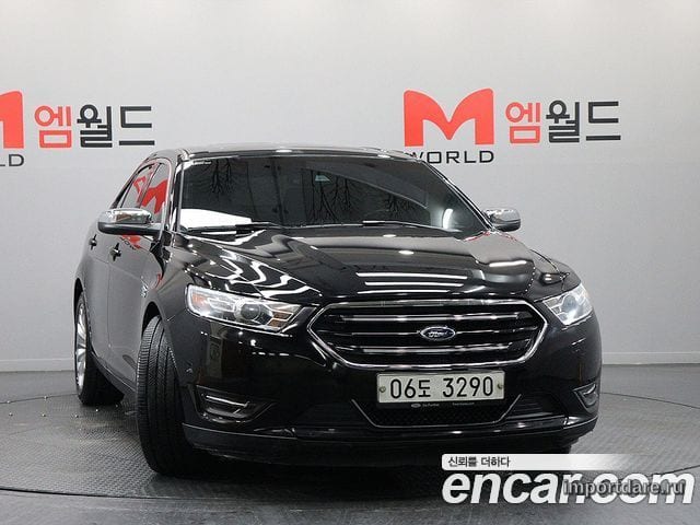 FORD TAURUS 2016 — 105 610 км, чёрный, Корея — под ключ — фото 2