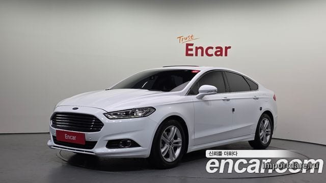 FORD MONDEO 2016 — 91 558 км, белый, Корея — под ключ — фото 1
