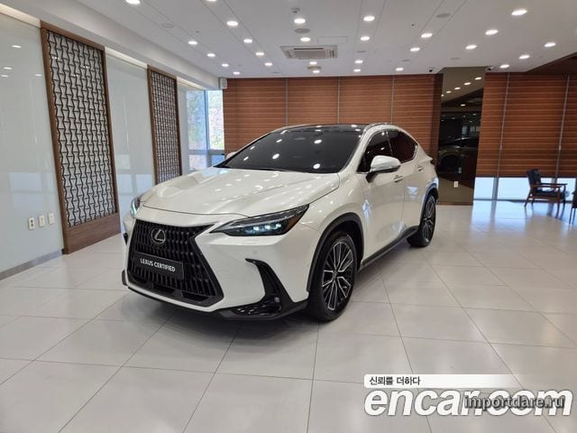 LEXUS NX350H 2024 — 55 273 км, белый-перламутр, Корея — под ключ — фото 1