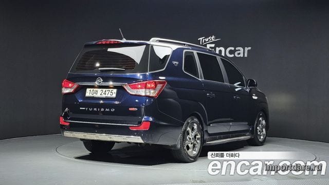 KGM KORANDO TURISMO 2019 — 83 609 км, синий, Корея — под ключ — фото 2