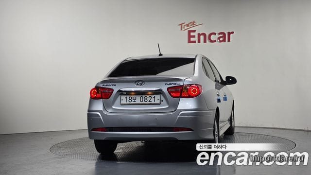HYUNDAI AVANTE HYBRID 2012 — 152 242 км, серебристо-серый, Корея — под ключ — фото 4