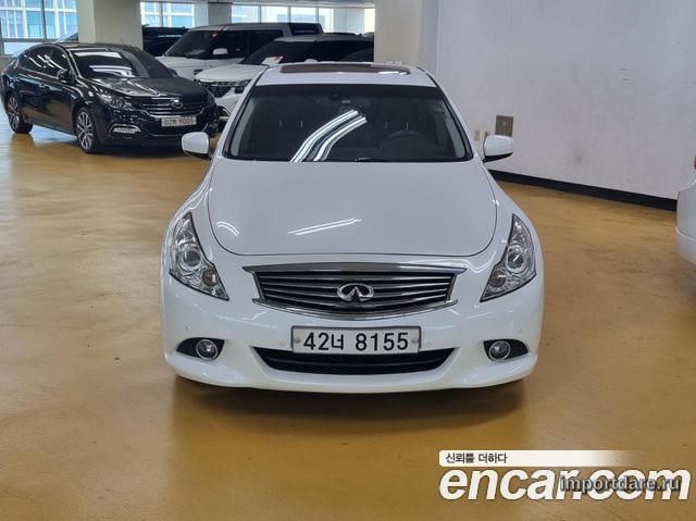 INFINITI G25 2011 — 74 600 км, белый-перламутр, Корея — под ключ — фото 3