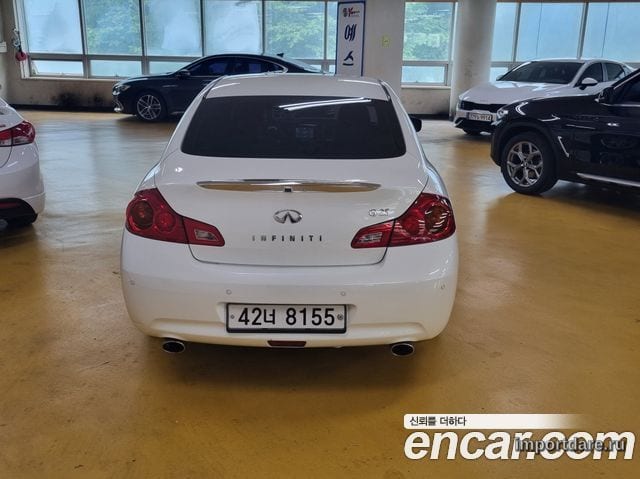INFINITI G25 2011 — 74 600 км, белый-перламутр, Корея — под ключ — фото 4