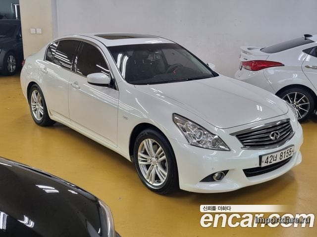 INFINITI G25 2011 — 74 600 км, белый-перламутр, Корея — под ключ — фото 5