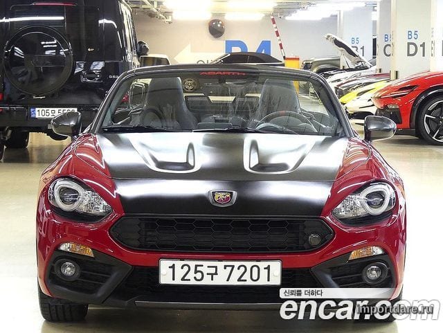 FIAT 124 SPIDER 2019 — 76 443 км, красный, Корея — под ключ — фото 4