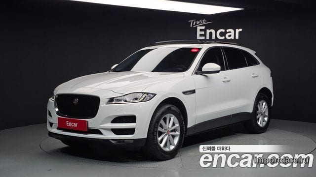 JAGUAR F-PACE 2018 — 166 029 км, белый, Корея — под ключ — фото 1