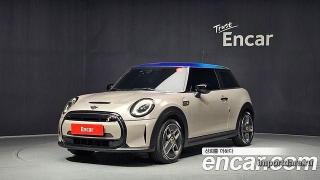 MINI COOPER ELECTRIC 2022 — 82 534 км, серебристо-серый, Корея — под ключ — фото 1