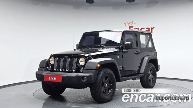 JEEP WRANGLER (JK) 2016 — 88 872 км, чёрный, Корея — под ключ — фото 1