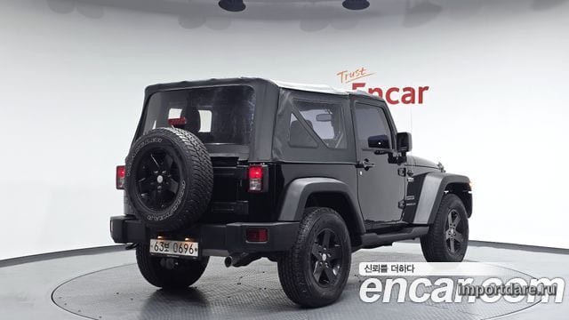 JEEP WRANGLER (JK) 2016 — 88 872 км, чёрный, Корея — под ключ — фото 2