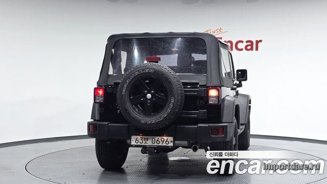 JEEP WRANGLER (JK) 2016 — 88 872 км, чёрный, Корея — под ключ — фото 4