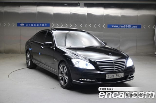 MERCEDES-BENZ S-CLASS W221 2012 — 231 400 км, чёрный, Корея — под ключ — фото 3