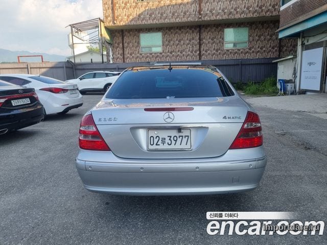 MERCEDES-BENZ E-CLASS W211 2005 — 144 974 км, серебристый, Корея — под ключ — фото 4