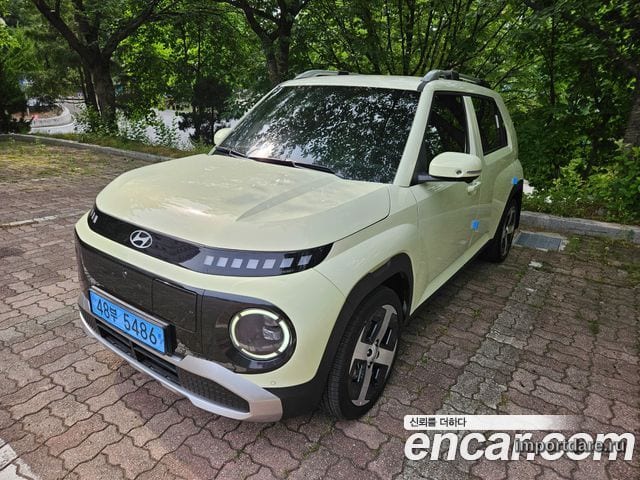 HYUNDAI CASPER ELECTRIC 2025 — 9 693 км, белый-перламутр, Корея — под ключ — фото 1
