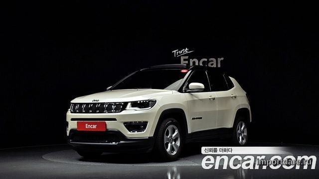 JEEP COMPASS 2021 — 12 989 км, белый-перламутр, Корея — под ключ — фото 1