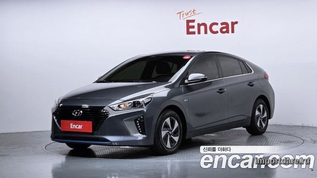 HYUNDAI IONIQ HYBRID 2019 — 130 126 км, серый, Корея — под ключ — фото 1