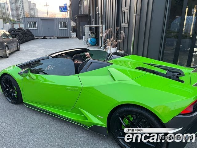 LAMBORGHINI HURACAN 2017 — 26 400 км, зелёный, Корея — под ключ — фото 5