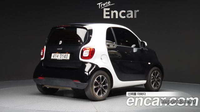 SMART FORTWO COUPE 2015 — 64 919 км, белый, Корея — под ключ — фото 2