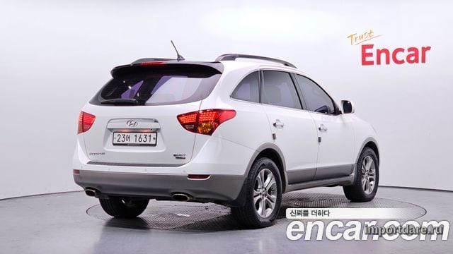 HYUNDAI VERACRUZ 2015 — 108 686 км, белый, Корея — под ключ — фото 2