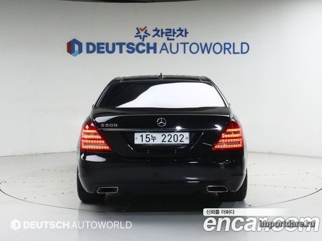MERCEDES-BENZ S-CLASS W221 2012 — 106 175 км, чёрный, Корея — под ключ — фото 4