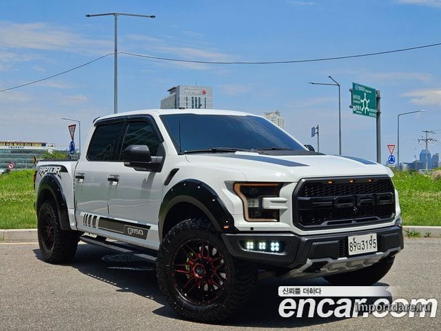 FORD F150 2017 — 98 500 км, белый, Корея — под ключ — фото 1
