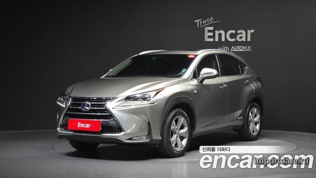 LEXUS NX300H 2017 — 140 973 км, серебристо-серый, Корея — под ключ — фото 1