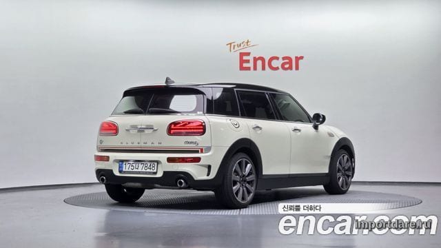 MINI COOPER S CLUBMAN 2021 — 59 889 км, белый-перламутр, Корея — под ключ — фото 1
