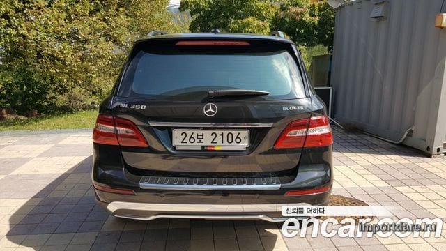 MERCEDES-BENZ M-CLASS W166 2012 — 188 000 км, чёрный, Корея — под ключ — фото 2