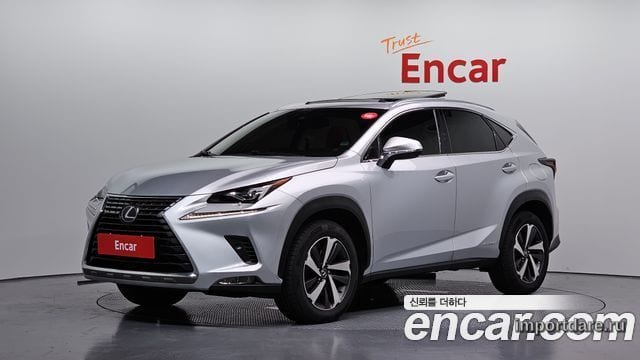 LEXUS NX300H 2019 — 139 779 км, серебристый, Корея — под ключ — фото 1