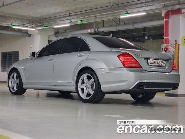 MERCEDES-BENZ S-CLASS W221 2011 — 155 714 км, серебристый, Корея — под ключ — фото 2