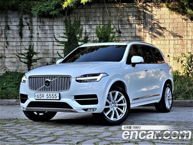 VOLVO XC90 2017 — 112 400 км, белый, Корея — под ключ — фото 1