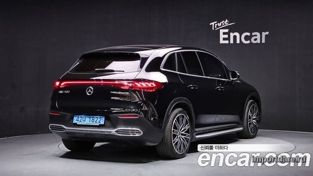 MERCEDES-BENZ EQE SUV X294 2023 — 10 318 км, чёрный, Корея — под ключ — фото 2