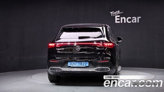MERCEDES-BENZ EQE SUV X294 2023 — 10 318 км, чёрный, Корея — под ключ — фото 4