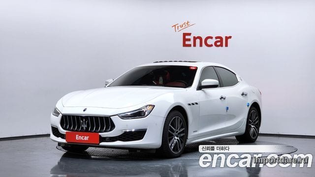 MASERATI GHIBLI 2018 — 109 733 км, белый, Корея — под ключ — фото 1