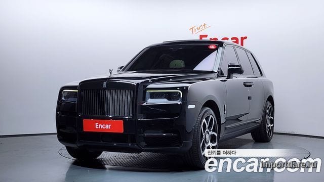 ROLLS-ROYCE CULLINAN 2019 — 41 917 км, чёрный, Корея — под ключ — фото 1