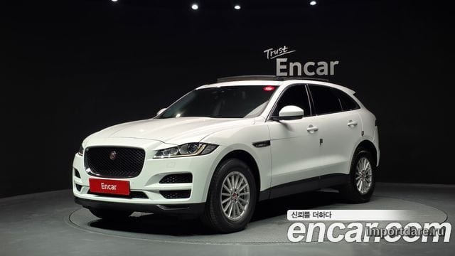 JAGUAR F-PACE 2018 — 124 135 км, белый, Корея — под ключ — фото 1