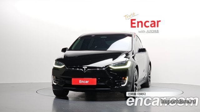 TESLA MODEL X 2019 — 146 141 км, чёрный, Корея — под ключ — фото 3